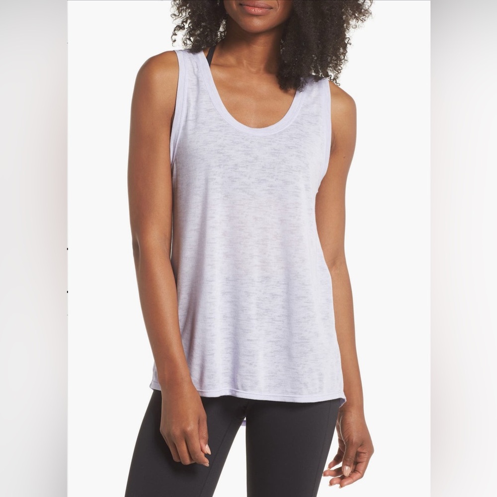 Zella ‘Lean Routine’ Tank Top with Cut Out Design